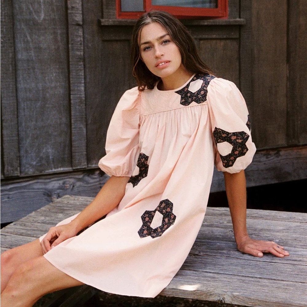 Christy Dawn Bella Patchwork Mini Dress